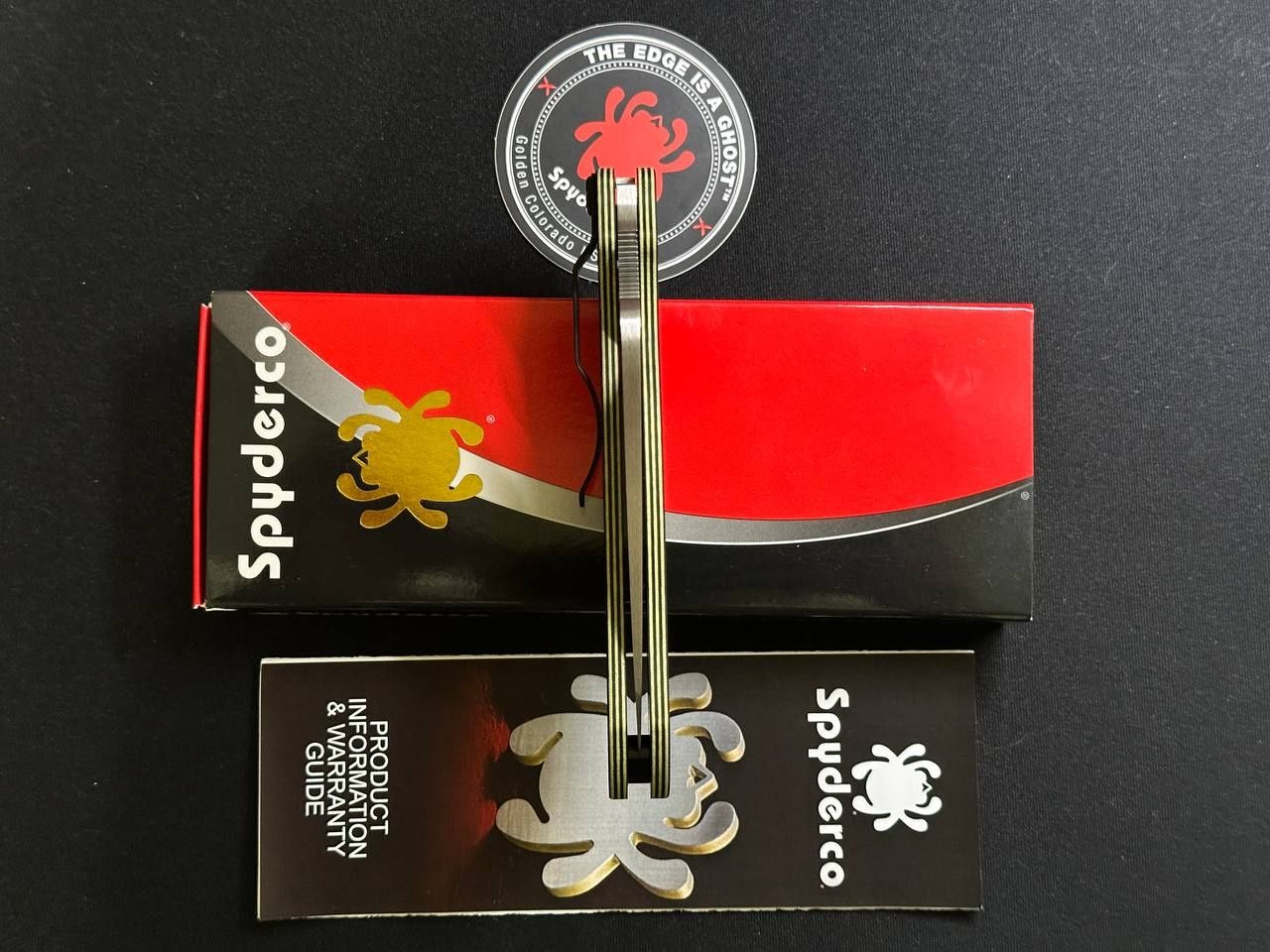 Ніж Spyderco Paramilitary 2 Salt Magnacut Black/Yellow