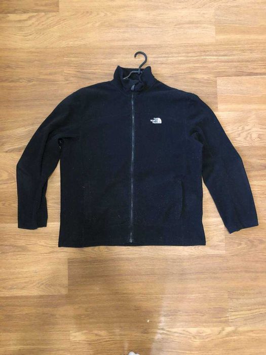 The North Face кофта толстовка XL размер флисовая черная оригинал