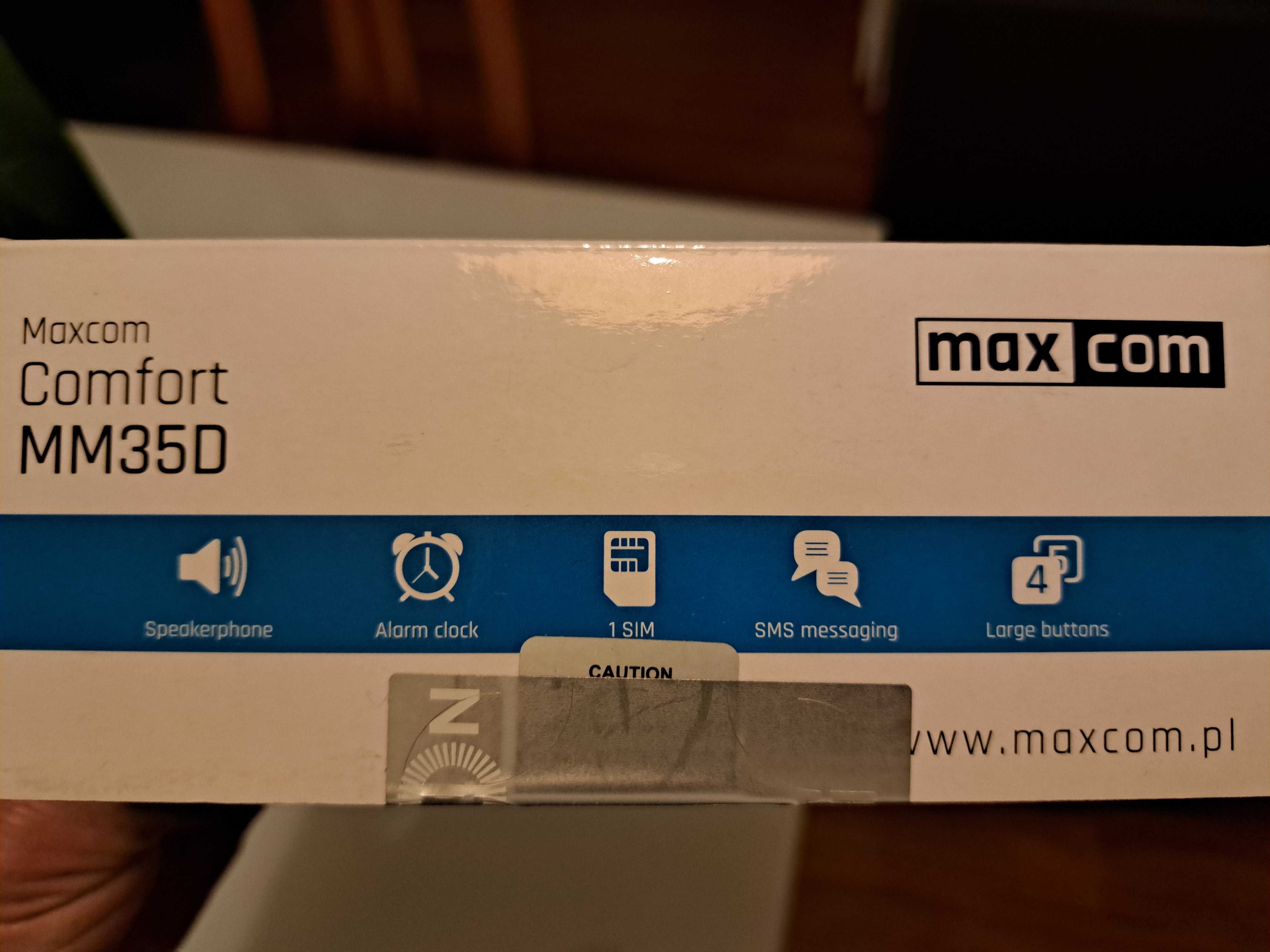 Telefone fixo MAXCOM Comfort MM35D - para pessoas seniores & NOVO