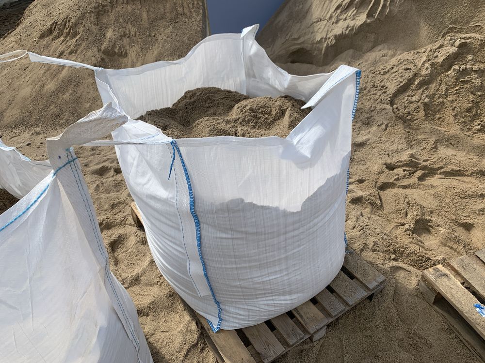 Piasek do piaskowania trawników 500kg drobnoziarnisty TANI TRANSPORT