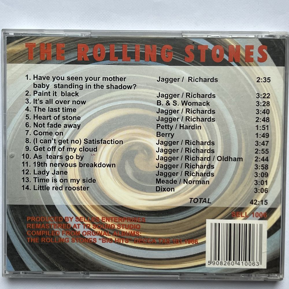 The Rolling Stones - Satisfaction CD 041 płyta ze zdjęciem zespołu
