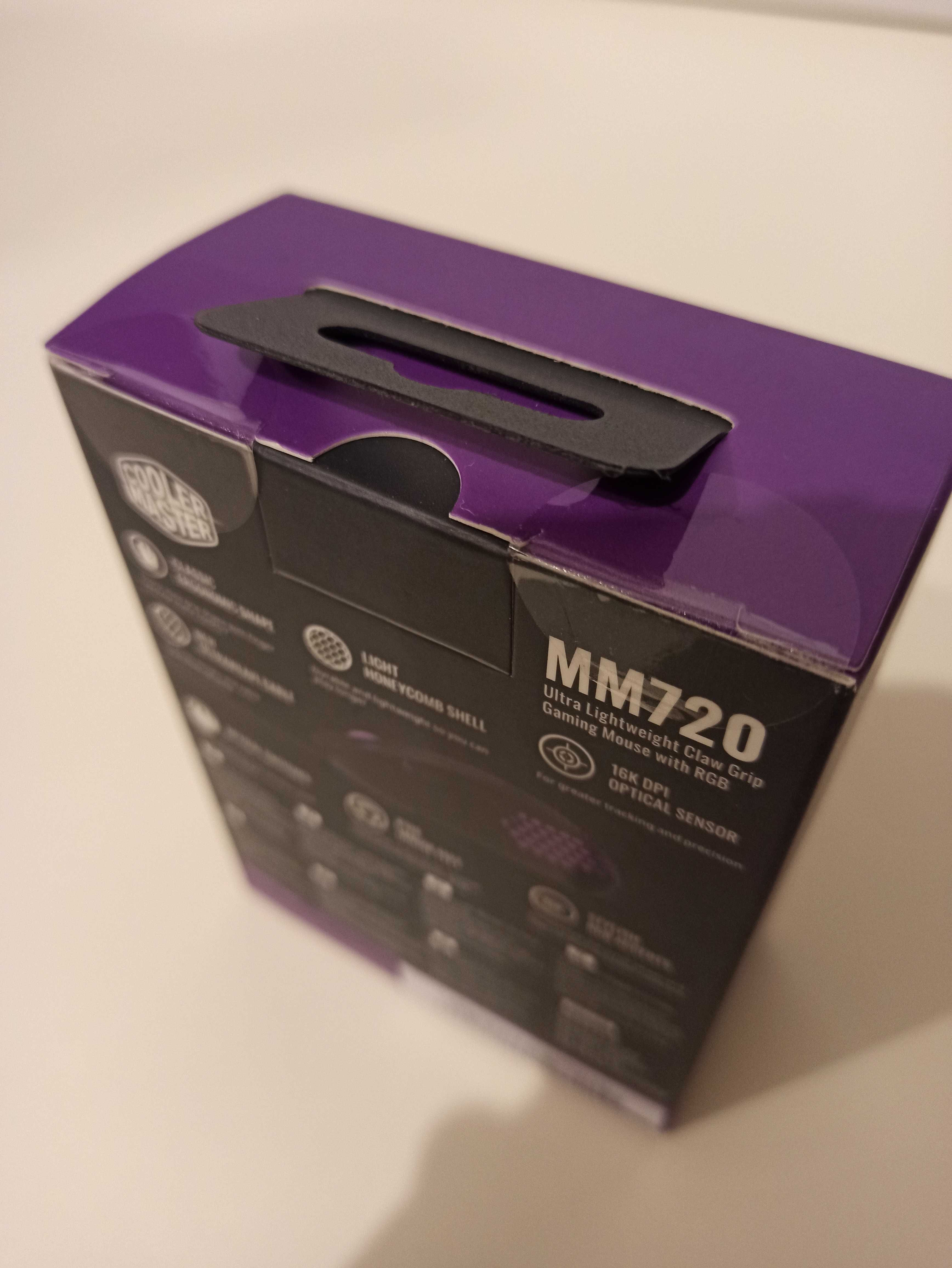Nowa mysz gamingowa Cooler Master MM720 RGB-LED  49 gram, 1
