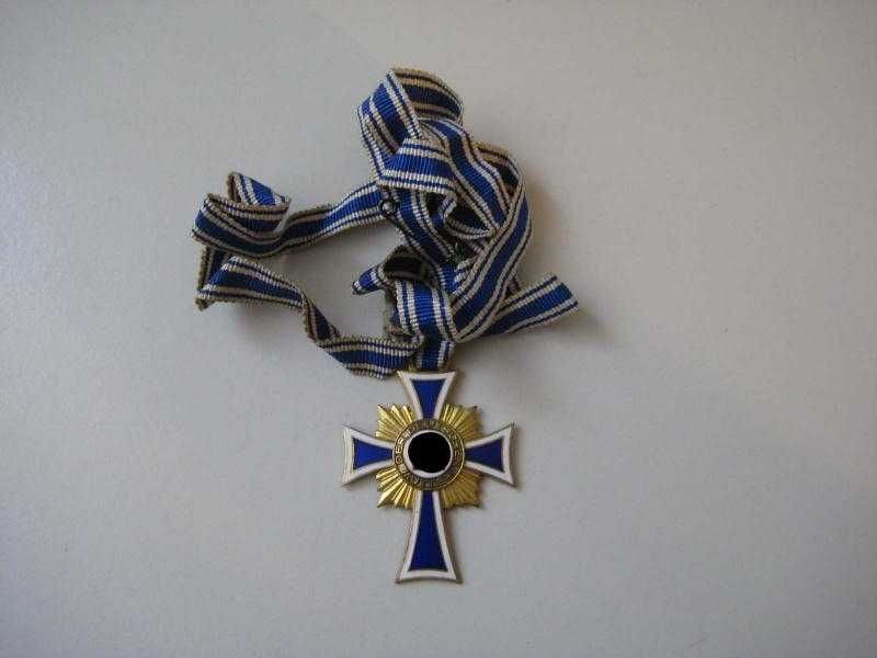 MotherCross Ouro 1938 c/ Caixa - Nazi - 3º Reich - WW 2