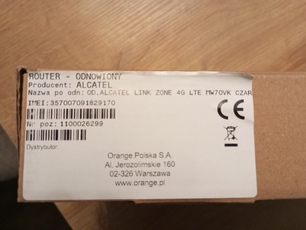 Router Alcatel Link Zone 4G LTE