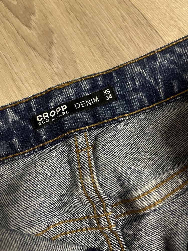 Джинсовая юбка Cropp xs