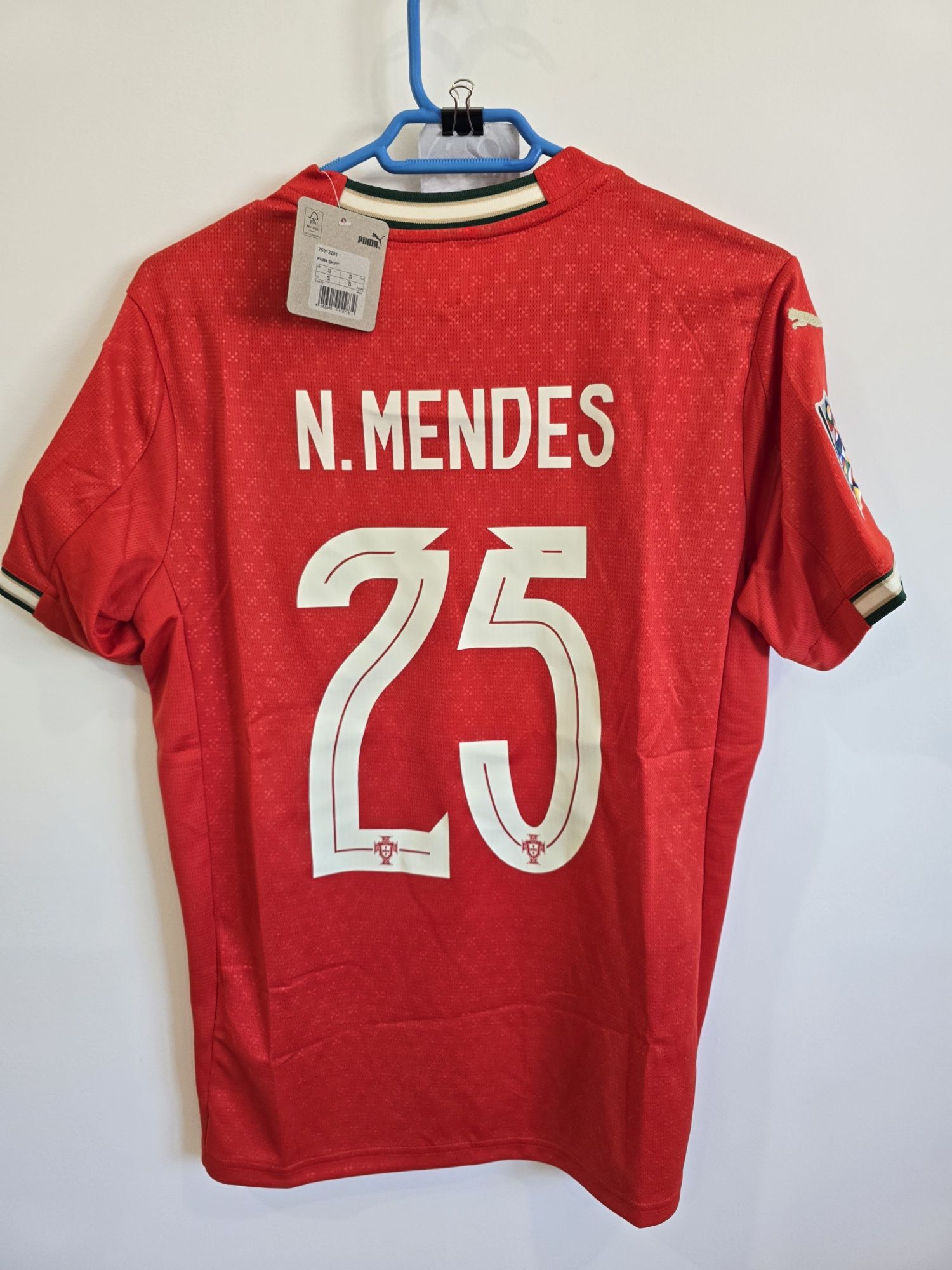 Camisola Portugal Nuno Mendes final liga das nações