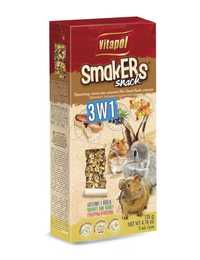 Smakers Snack 3w1 dla gryzoni i królika 3 szt 135 g