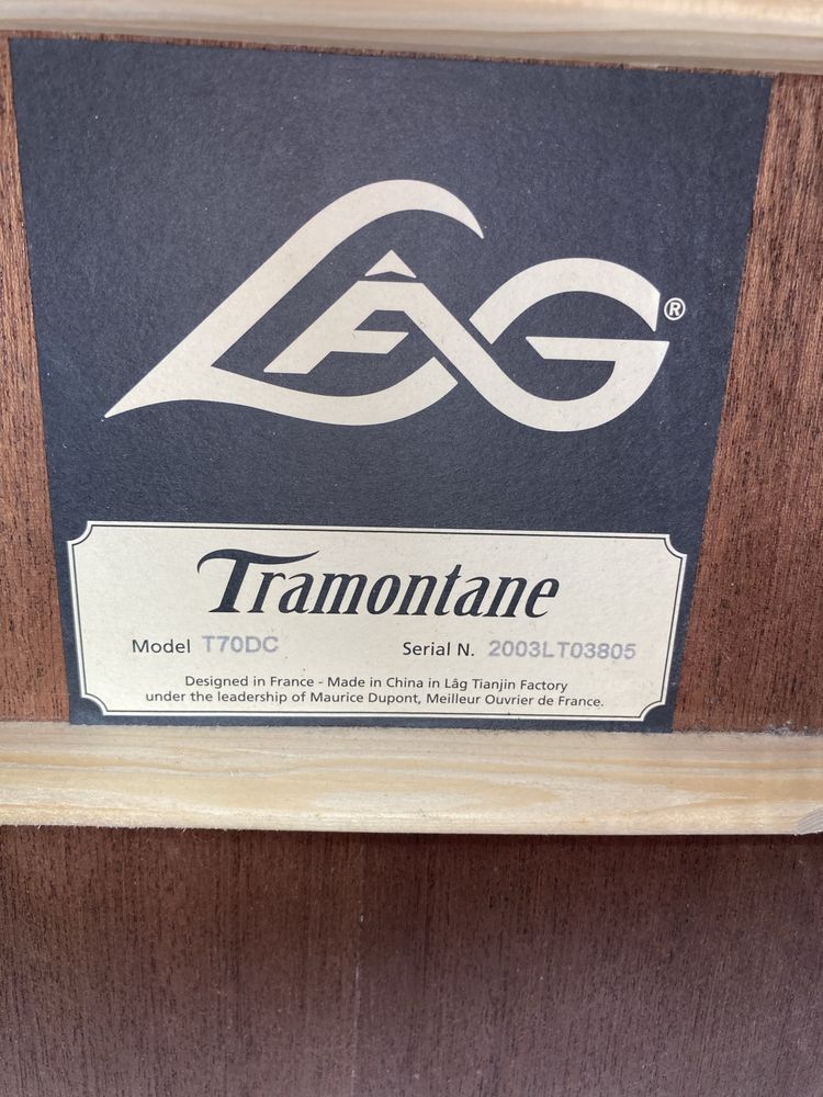 Lag Tramontane T70dc акустична гітара