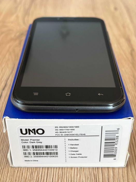 Smartfon UNO Premier 8GB/DUAL SIM + folia ochronna na ekran - jak NOWY