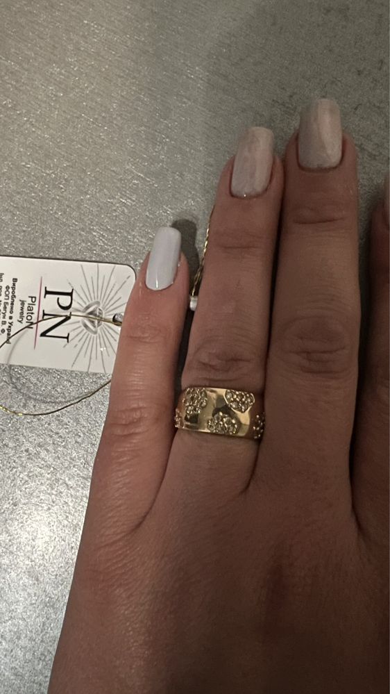 Кольцо,каблучка золота 585 Gucci