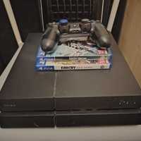 Konsola Ps4 500gb+pad+2gry