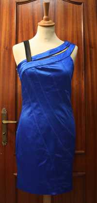 Vestido Curto Azul Vintage