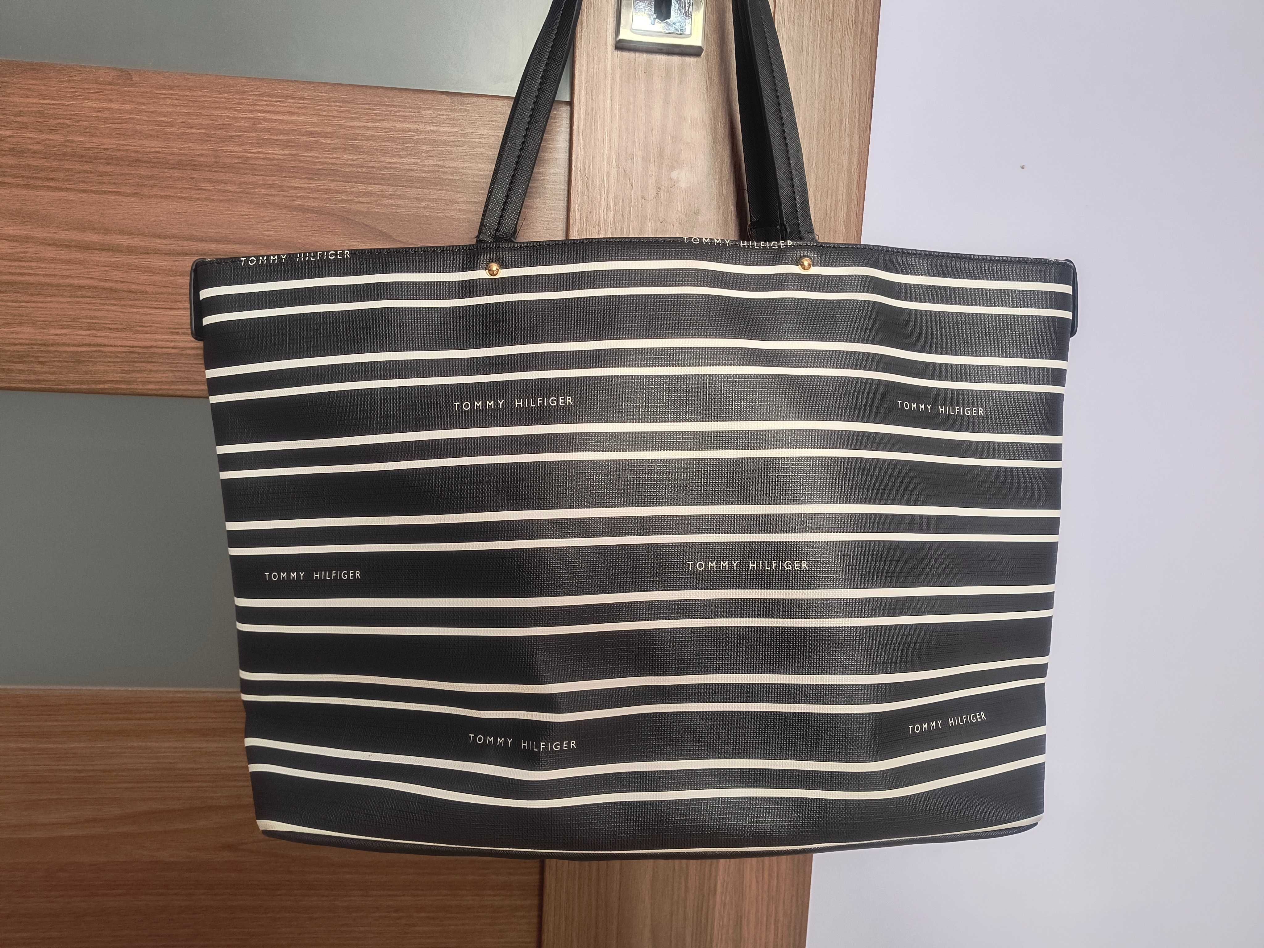 Torba shopper Tommy Hilfiger duża