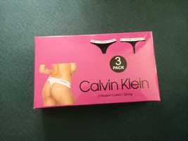 Stringi Calvin Klein zestaw 3 sztuki M/L