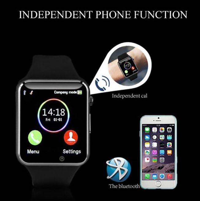 SmartWatch A1 | Relógio inteligente | Smartphone iOS Android Bluetooth