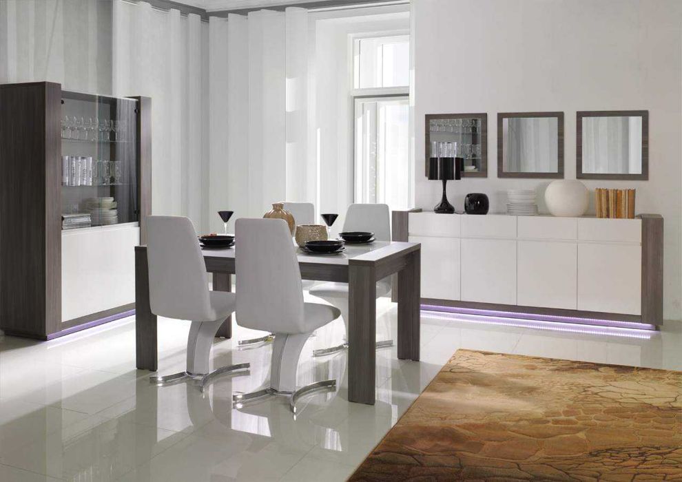Nowy stół Augusto 160x90 lub 180x90 (blat biały połysk)