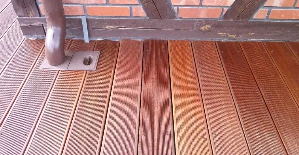 Taras z desek kompozytowych