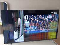 Telewizor Samsung  43 całe uszkodzony matryca  LED UE43AU7192 UHD
