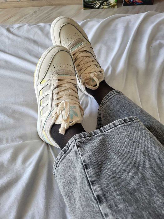Кросівки Adidas Drop Step beige premium
