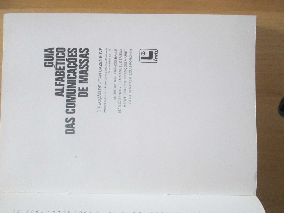 Guia Alfabético das Comunicações de Massas, de Jean Cazeneuve