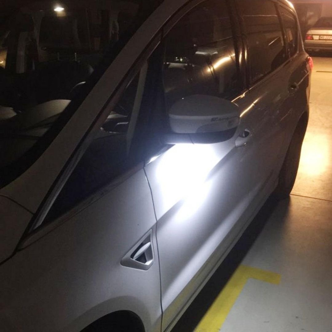 Подсветка LED в зеркала Ford Fusion, Mondeo, Edge