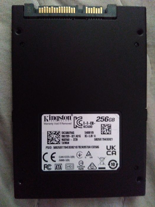 Kingston SSD 256Gb