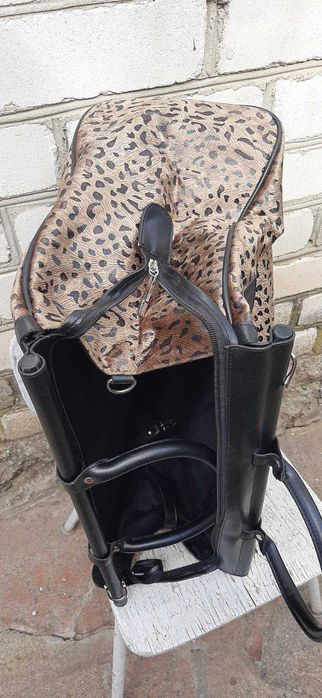 Дорожная сумка саквояж под Gucci, хорошего качества,б/у