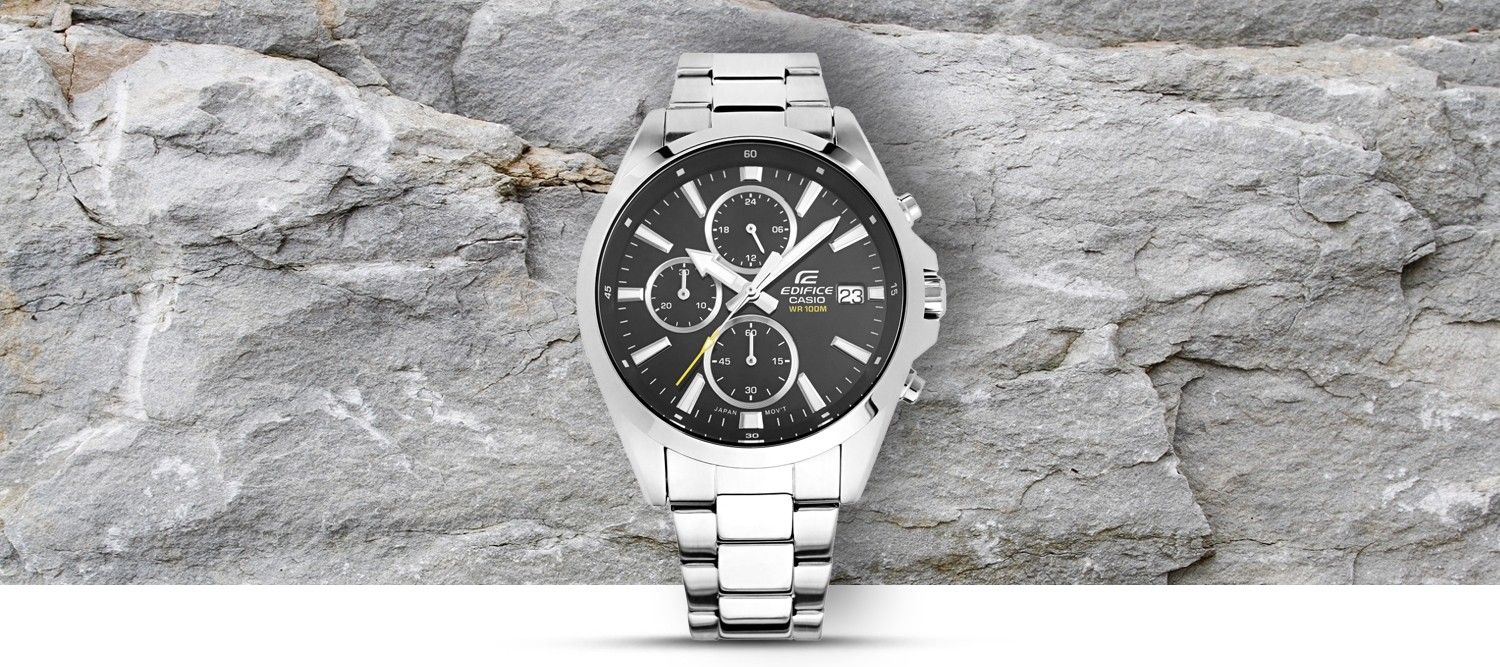 zegarek męski casio edifice efv-560d-1avuef 10 bar + box
