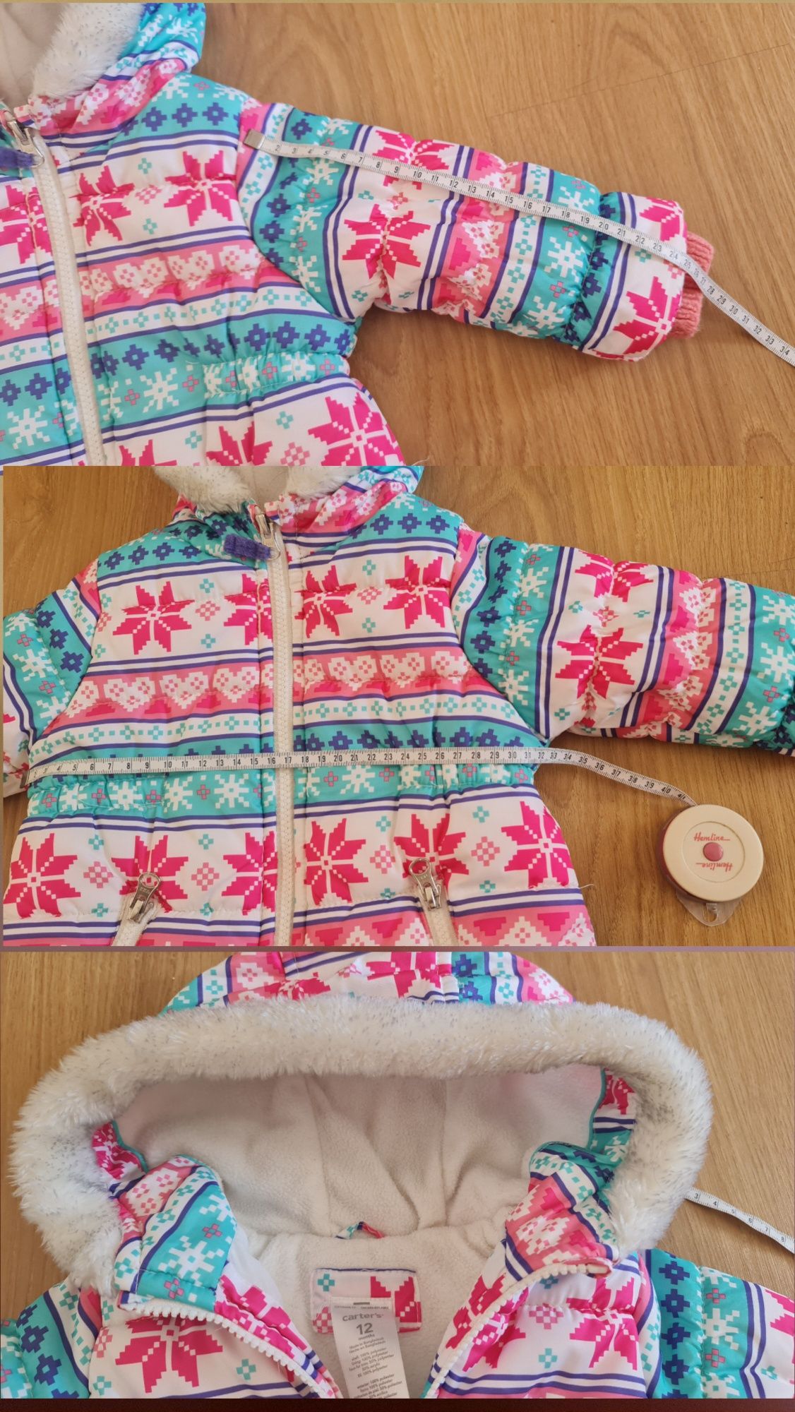 Зимние комбинезоны carters с курткой от 1 до 2 лет