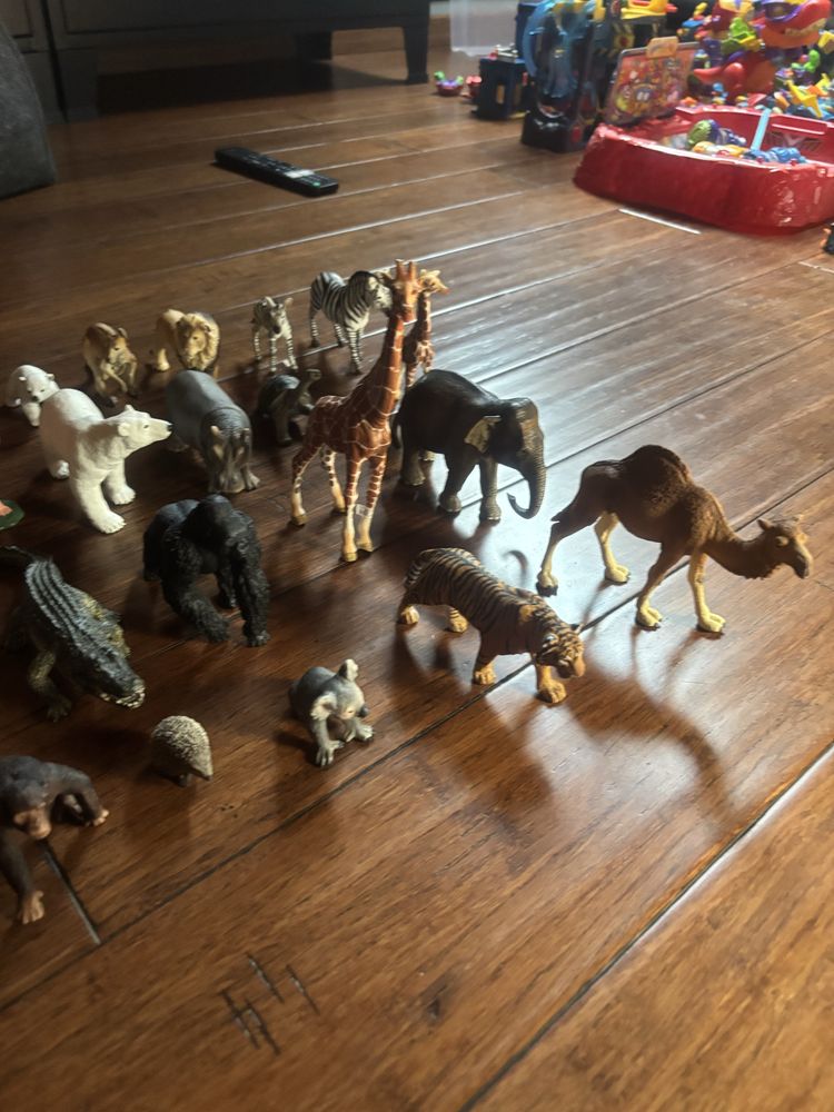 Schleich afryka, zoo, dzikie zwierzęta
