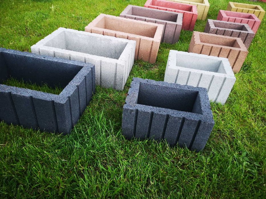 Dostawa cala PL. Gazony, palisady, donice, kwietniki betonowe.