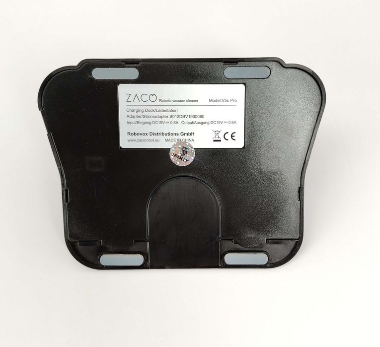 ZACO V5sPro z funkcją mopowania, automatyczne odkurzanie, bezworkowy