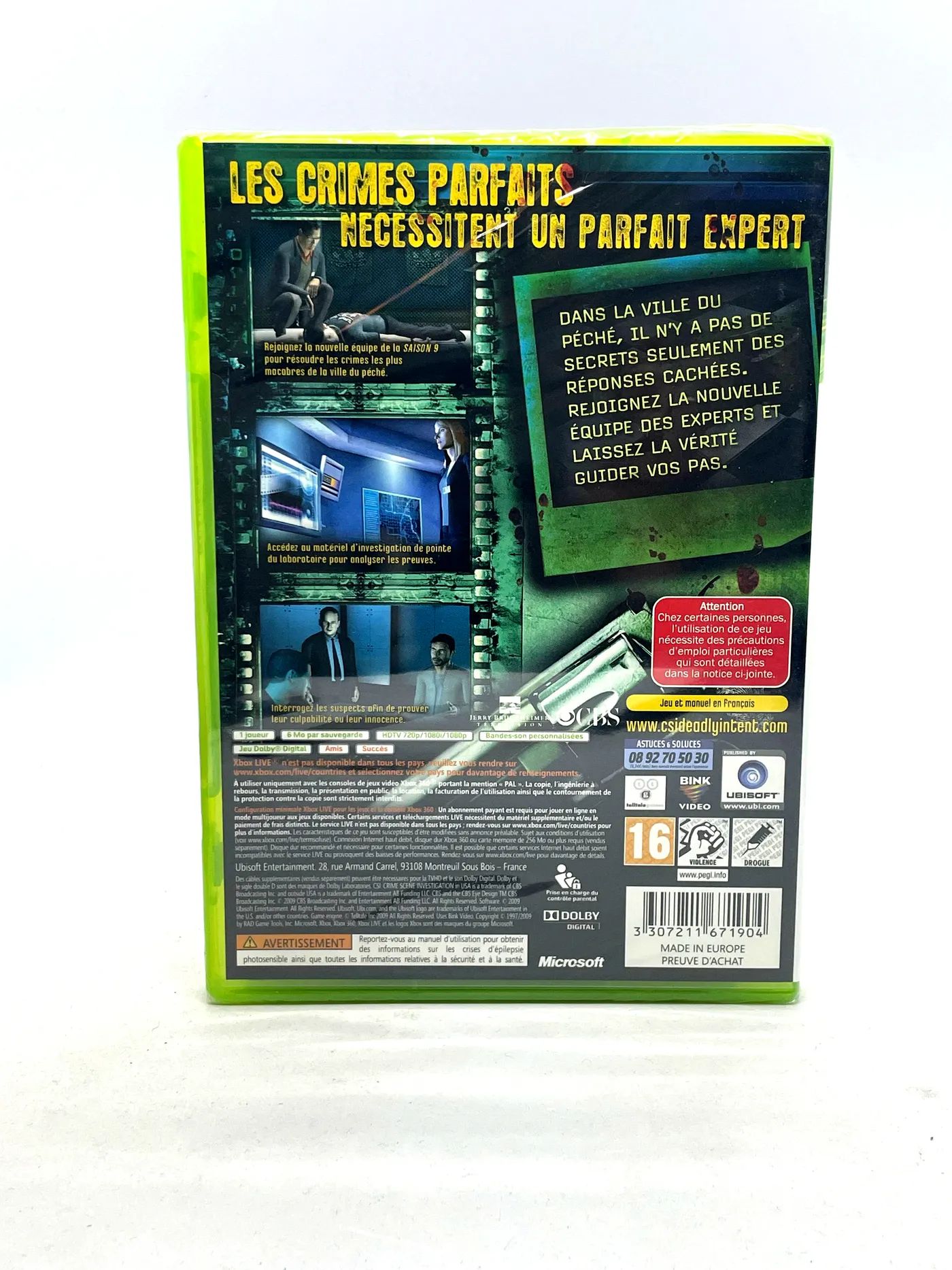 CSI: Crime Scene Investigation: Deadly Intent Xbox 360 (Nowa w folii)
