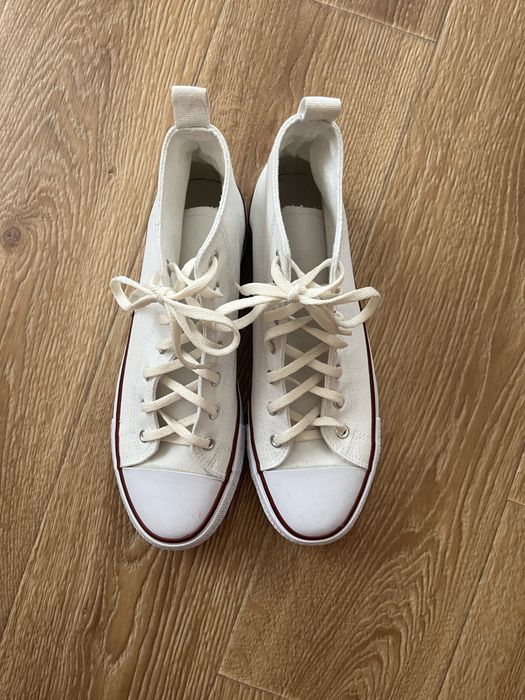 Кеди білі унісекс типу - «CONVERSE» 40/26.5см