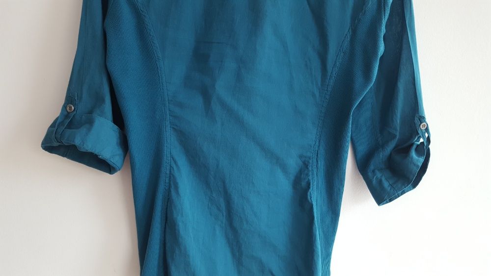 Bluzka koszulowa Orsay, kolor morski, rozmiar M