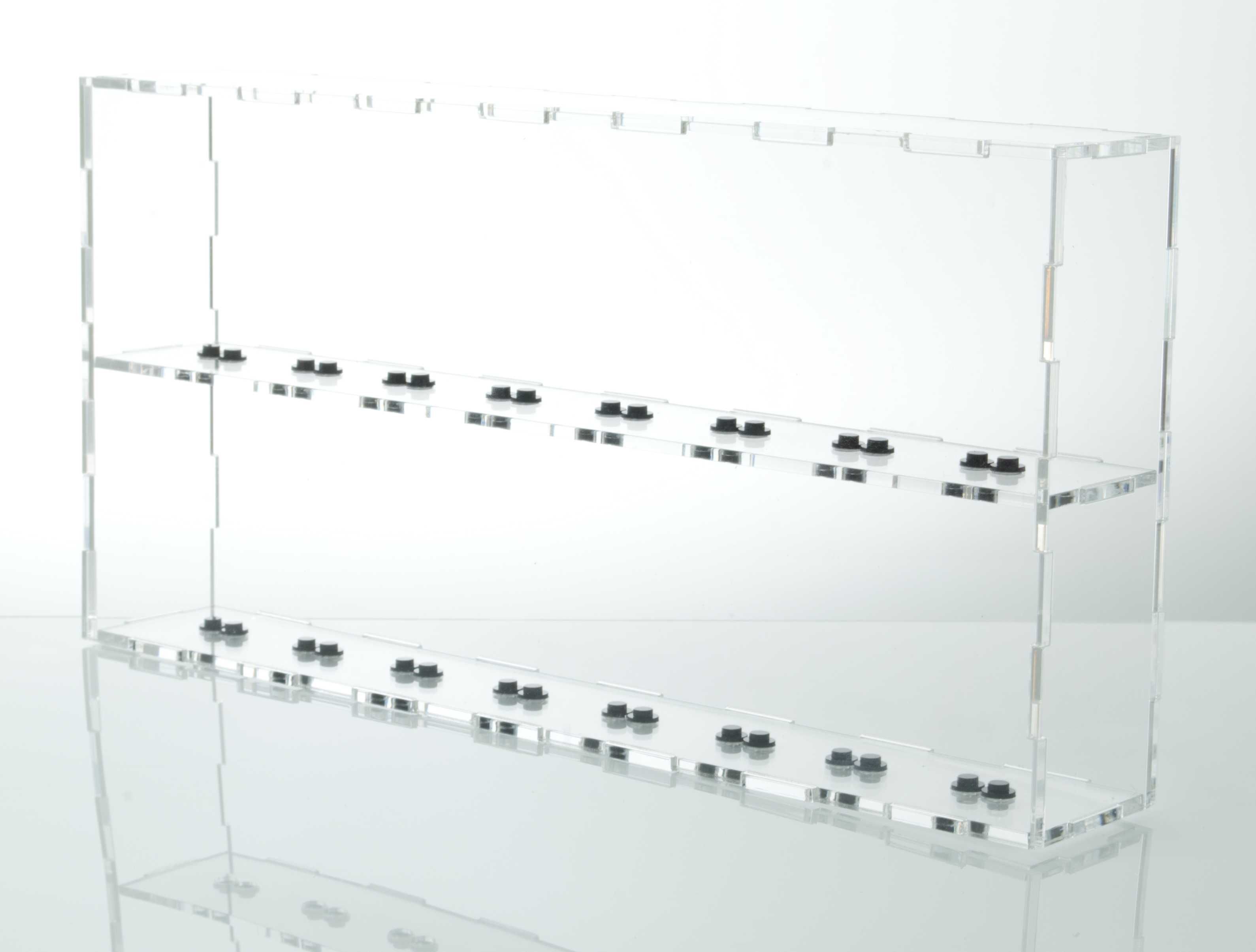 Pudełko na 16 figurek LEGO chroni prze kurzem, UV Minifigure Gablotka