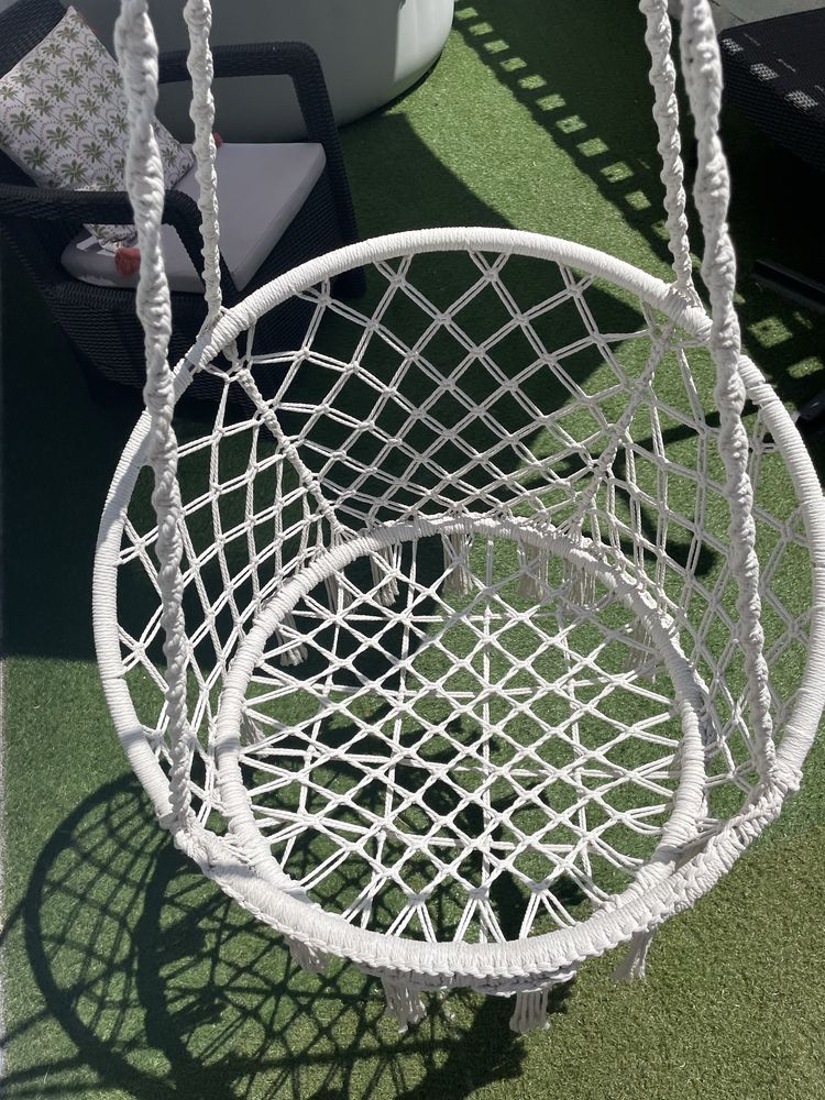 Cadeira de baloiço suspensa + suporte