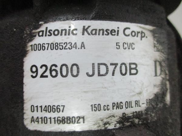 Compressor AC NISSAN Qashqai/Qashqai+2 I (J10, JJ10)