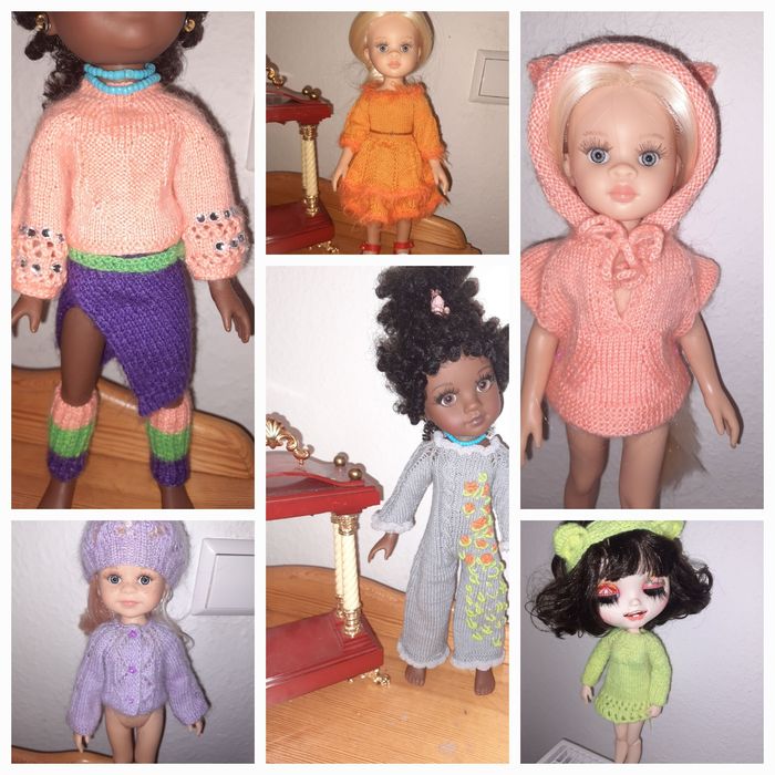 Шикарные зверошарфы  для кукол паола рейна,куклам 32-36 см