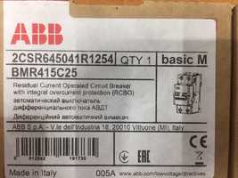 Диф автомат ABB Basic M 16А, 20А, 25/0,03