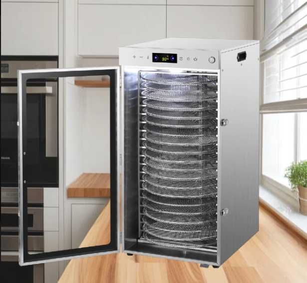 Обертовий роторний дегідратор Сушарка для фруктів 20 лотків 29.5 см