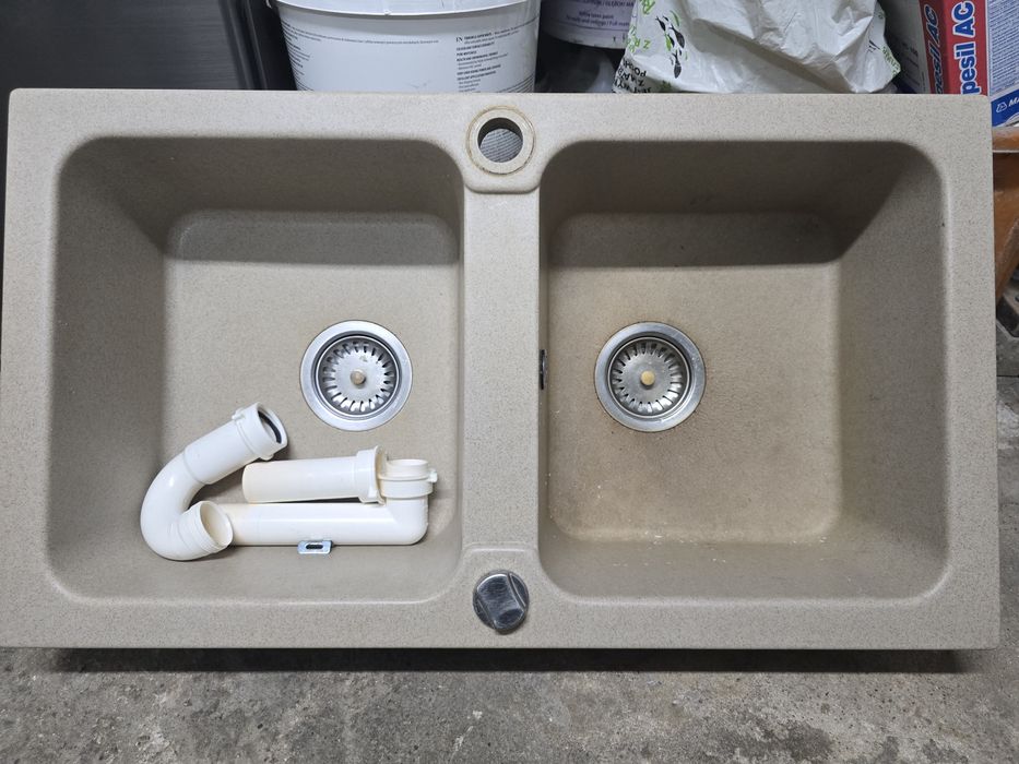 Zlew kuchenny kamienny 78x44