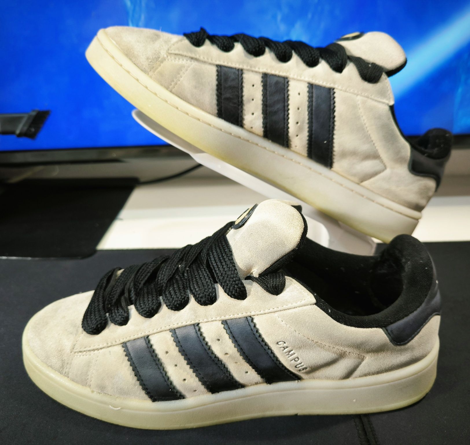 Adidas campus originais cinzentos