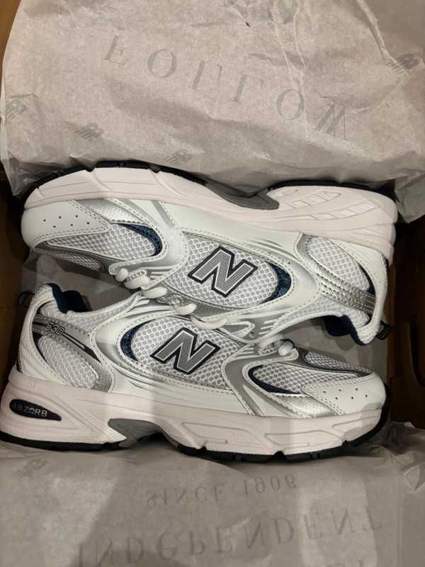 New Balance_530_white Moda_Buty_Mokasyny Mokasyny R.36