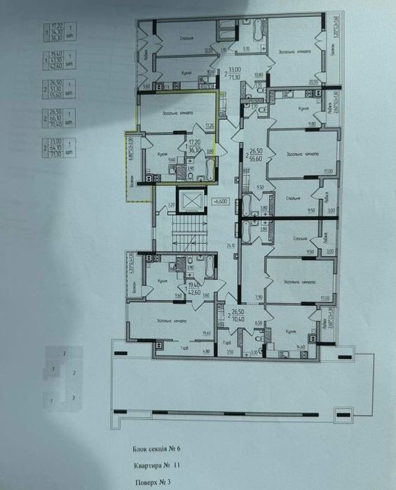 Продається однокімнатна новобудова в Чернівцях по вулиці Руській