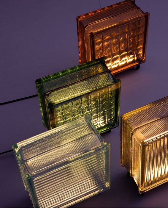 Робимо світильники з склоблоків