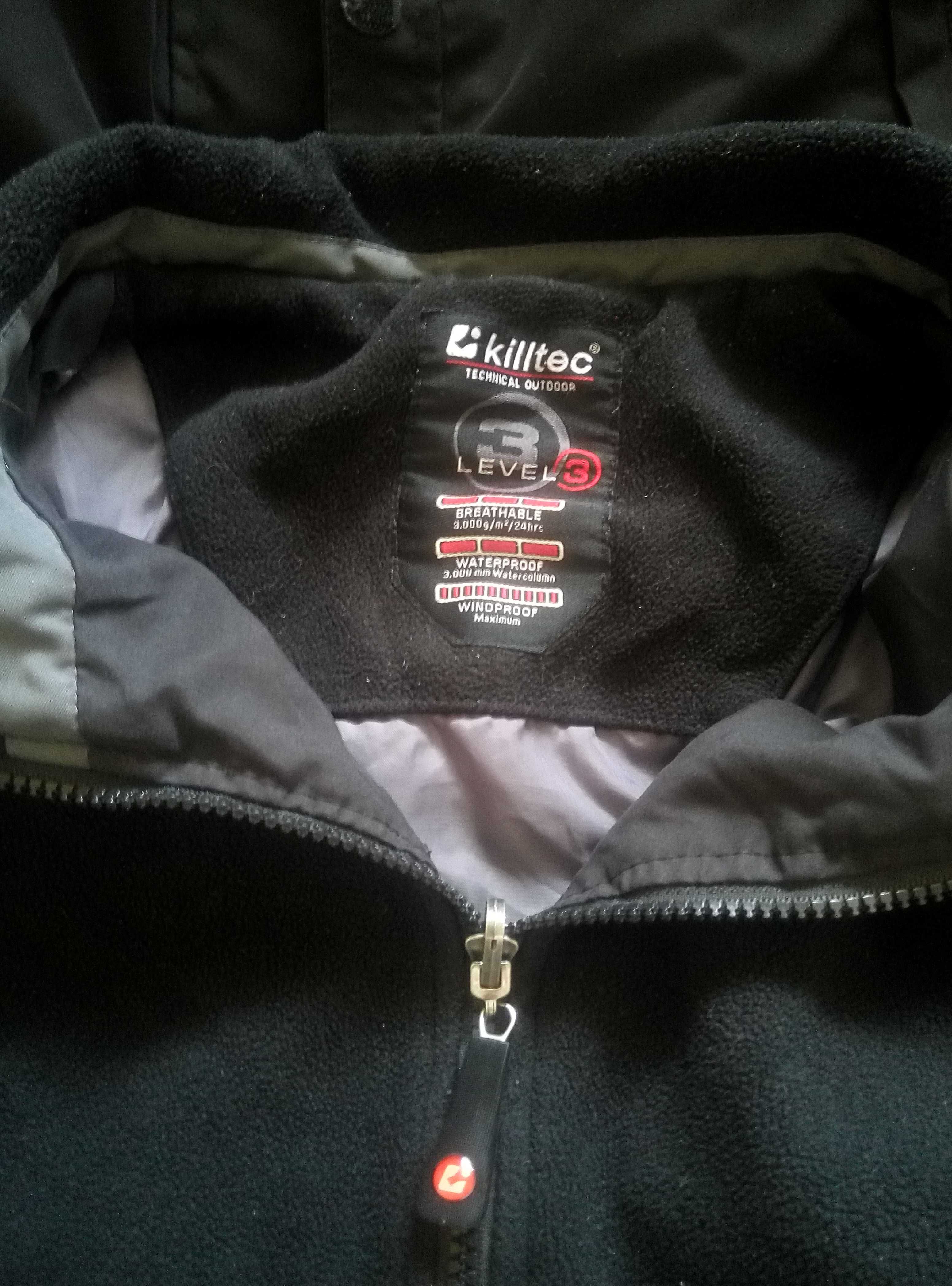 штормовка KILLTEC 2in1 з флісовою підкладкою куртка мембранна LEVEL3 M