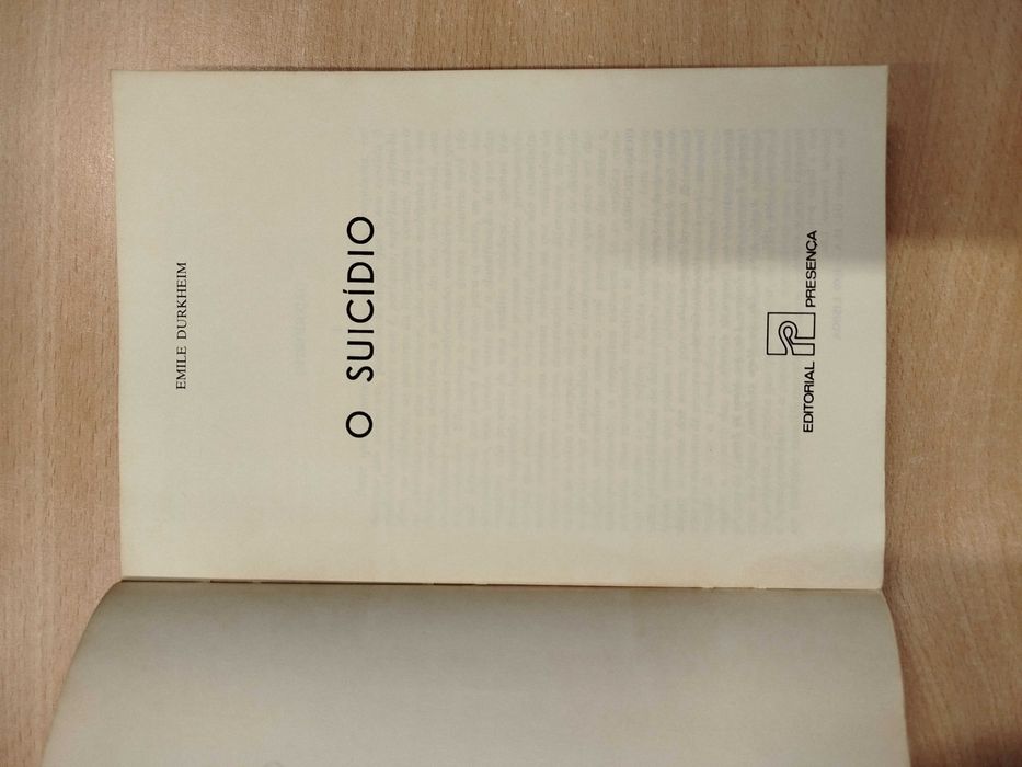 O Suicídio, estudo sociológico - Emile Durkheim