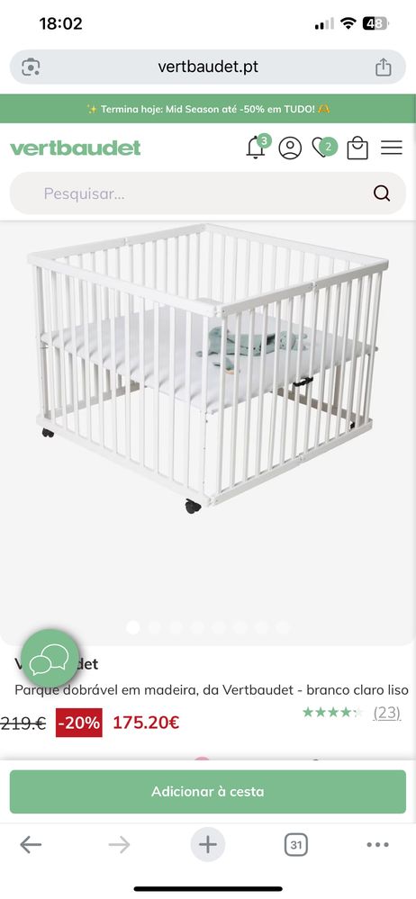 Vendo parque 95x95x75