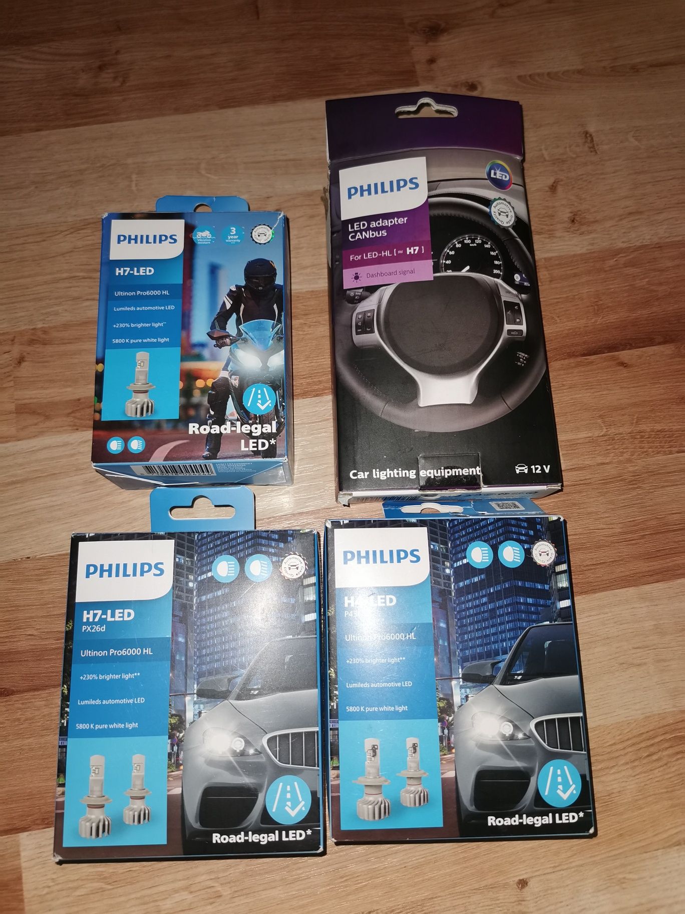 Żarówki led H4 H7